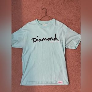 Teal Diamond Supply Co Graphic Tee, Size L